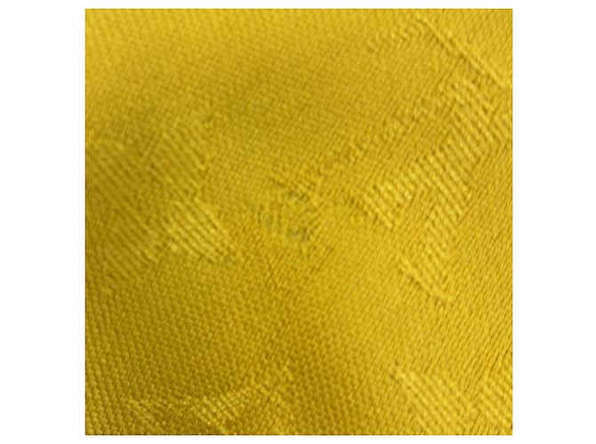 Louis Vuitton Monogram Muster Schal Gelb - Ansicht 9