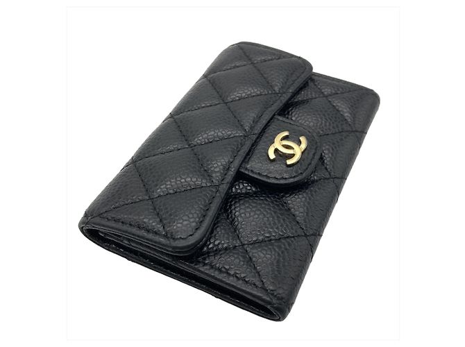 Chanel Matelassé Classic Flap Visitenkartenetui Schwarz - Ansicht 3