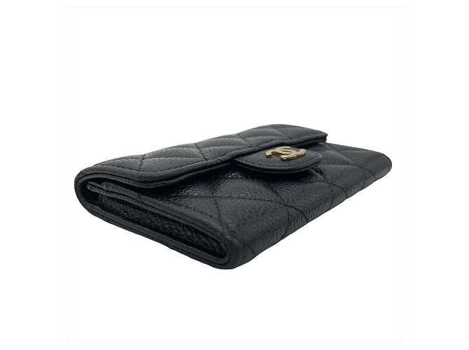 Chanel Matelassé Classic Flap Visitenkartenetui Schwarz - Ansicht 4