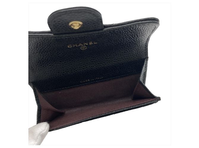Chanel Matelassé Classic Flap Visitenkartenetui Schwarz - Ansicht 6