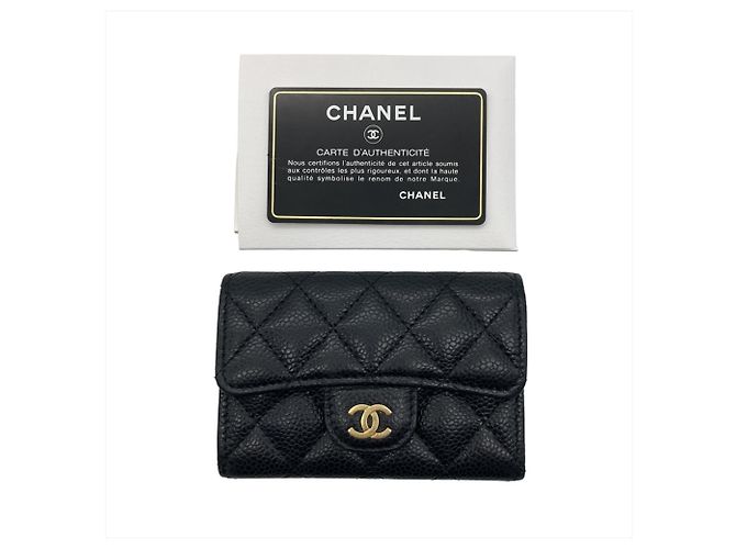 Chanel Matelassé Classic Flap Visitenkartenetui Schwarz - Ansicht 8
