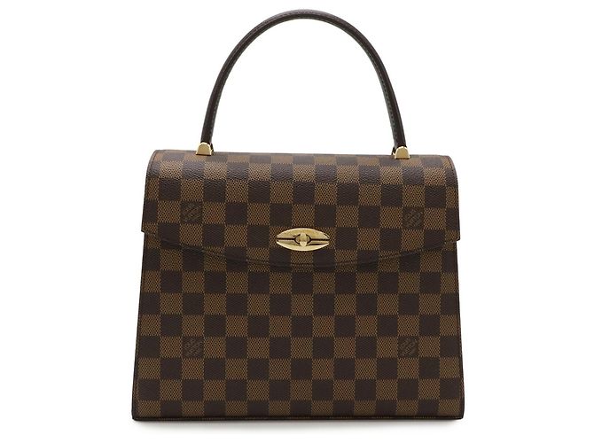 Borsa Louis Vuitton Damier Malesherbes Marrone Damier ebene - vista 2
