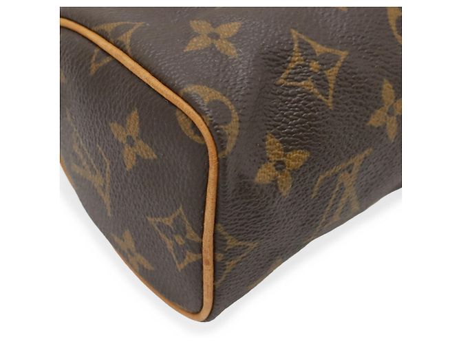 Borsa Clutch Louis Vuitton Monogram Mini Speedy M41534 Marrone Monogramma - vista 4