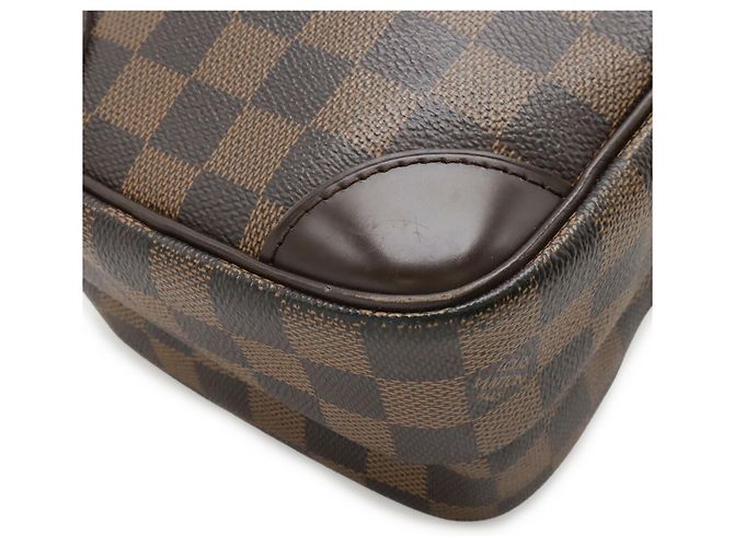 Borsa a Spalla Louis Vuitton Damier Amazon Marrone Bianco Damier ebene - vista 4