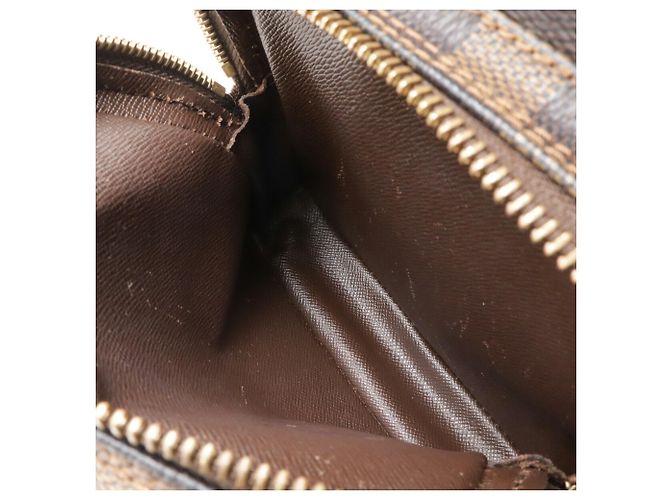 Borsa a Spalla Louis Vuitton Damier Amazon Marrone Bianco Damier ebene - vista 9