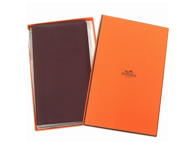 Hermès Hermes Citizen Twill Long Wallet Prune - view 2