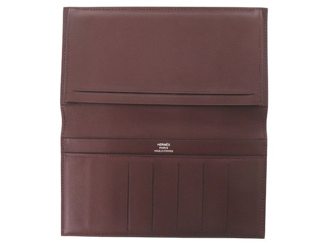 Hermès Hermes Citizen Twill Long Wallet Prune - view 5