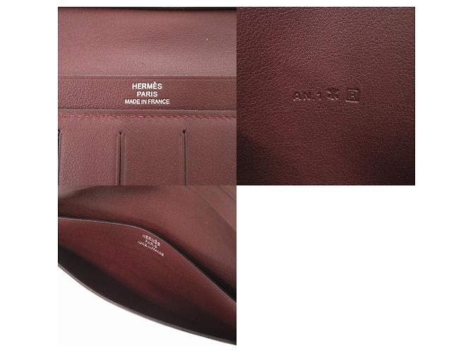 Hermès Hermes Citizen Twill Long Wallet Prune - view 7