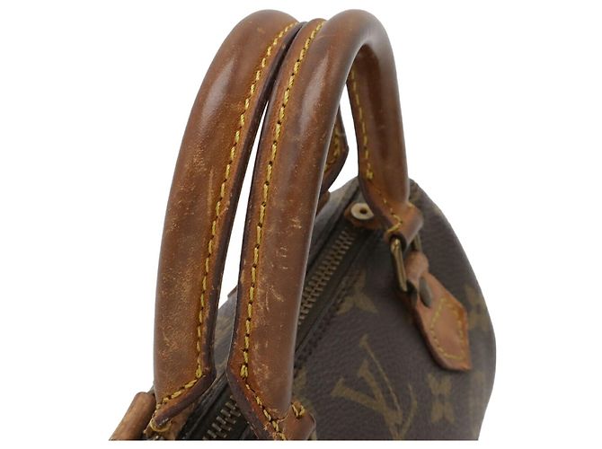 Borsa pochette Louis Vuitton Monogram Mini Speedy Marrone Monogramma - vista 6