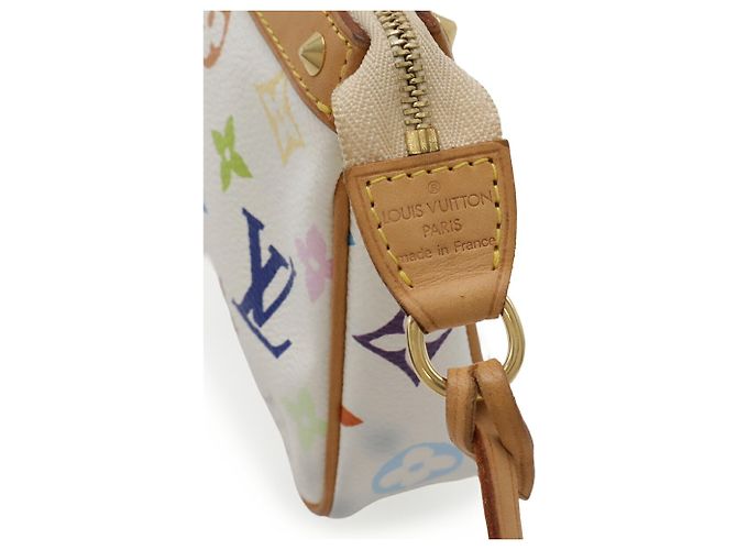 Louis Vuitton Monogram Multicolor Pochette Accessoires Bianco Multicolore Monogramma - vista 6