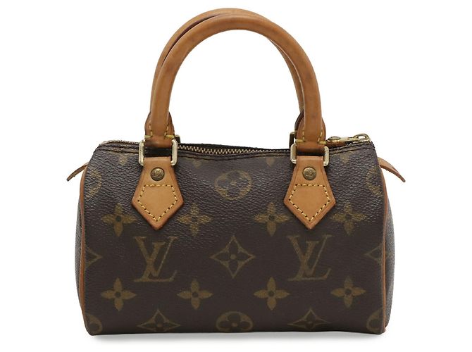 Borsa a mano Louis Vuitton Monogram Mini Speedy Marrone Monogramma - vista 2