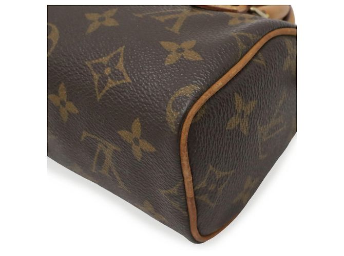Borsa a mano Louis Vuitton Monogram Mini Speedy Marrone Monogramma - vista 4