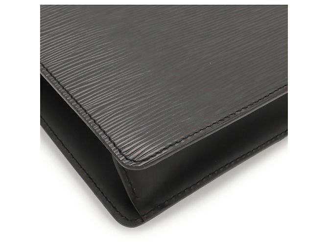 Borsa Louis Vuitton Epi Monceau Nero - vista 4