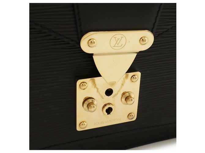 Borsa Louis Vuitton Epi Monceau Nero - vista 5