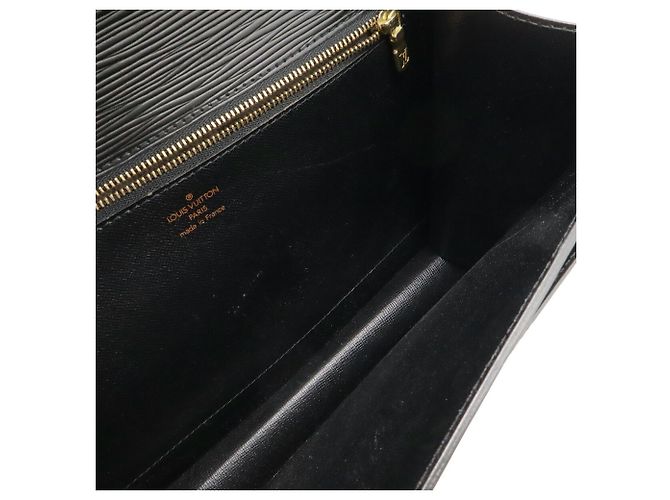 Borsa Louis Vuitton Epi Monceau Nero - vista 7