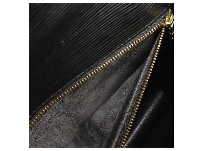 Borsa Louis Vuitton Epi Monceau Nero - vista 9
