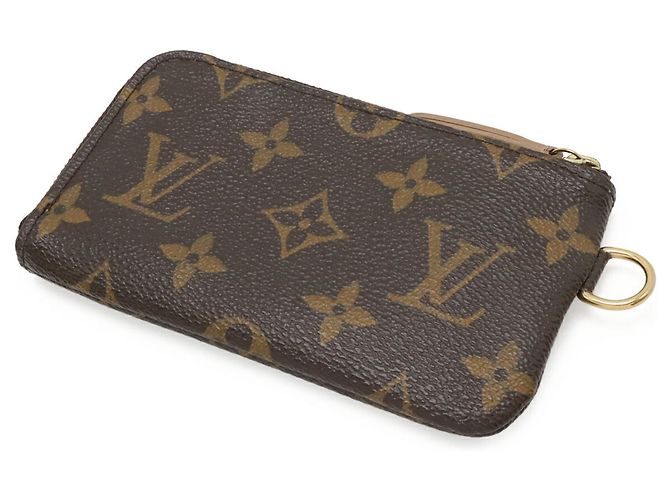 Louis Vuitton Monogram Pochette Clé Complice Monedero Castaño Monograma - vista 3