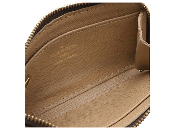 Louis Vuitton Monogram Pochette Clé Complice Monedero Castaño Monograma - vista 6