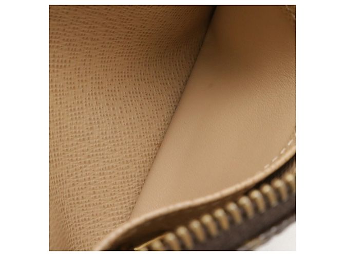 Louis Vuitton Monogram Pochette Clé Complice Monedero Castaño Monograma - vista 7