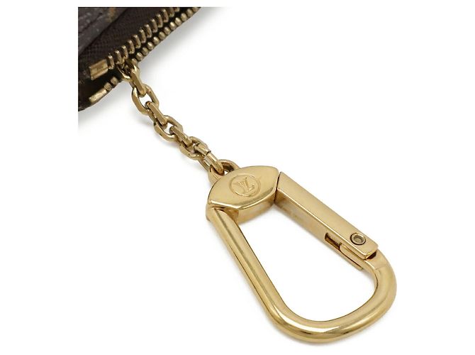 Louis Vuitton Monogram Pochette Clé Complice Monedero Castaño Monograma - vista 8