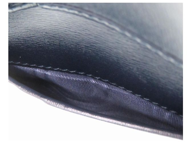 Gucci Navy GG Canvas Bi-fold Wallet Marineblau - Ansicht 8