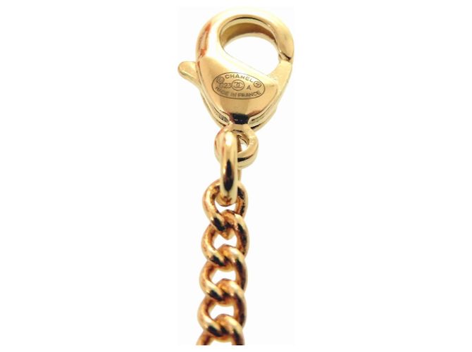 Collana Chanel Coco Mark Motivo Continente Africano Argento Bianco D'oro - vista 7