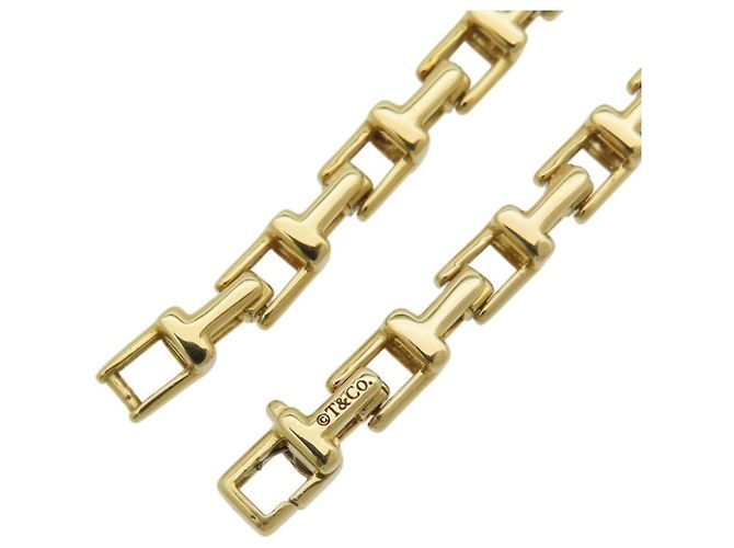 Tiffany T Collana a catena stretta T in oro giallo 18K di Tiffany & Co. D'oro - vista 5