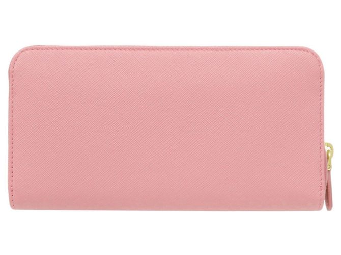 Prada Saffiano Leder Langgeldbörse Pink - Ansicht 3