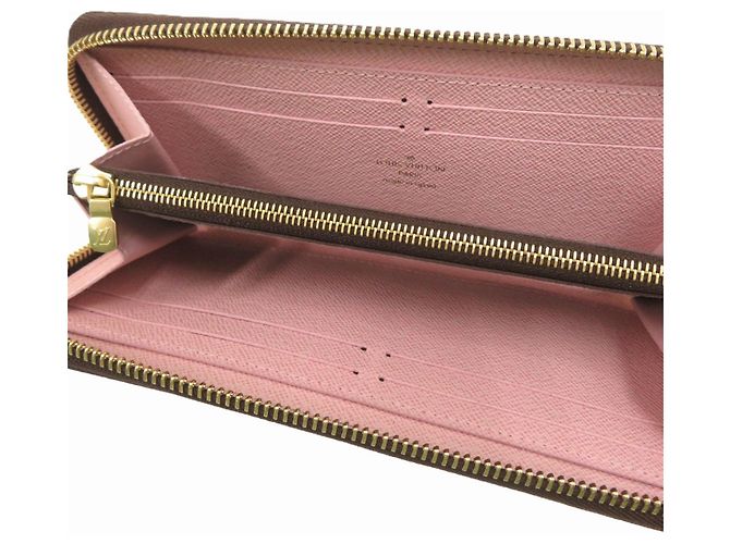 Cartera Louis Vuitton Clemence Monogram Long Castaño Rosa Monograma - vista 4