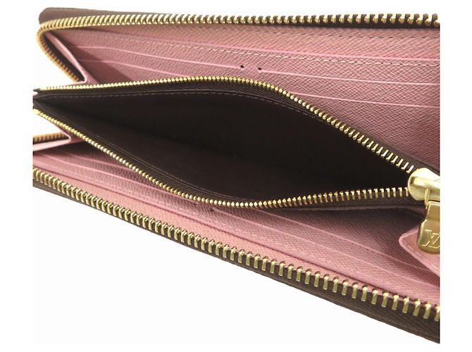 Cartera Louis Vuitton Clemence Monogram Long Castaño Rosa Monograma - vista 5