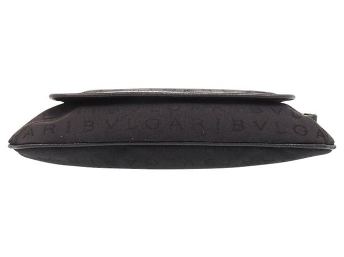 Bulgari Borsa a tracolla Bvlgari Logomania Canvas Nera Nero - vista 3