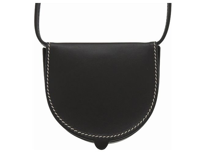 Portafoglio per monete in pelle di vitello nero Loewe - vista 4