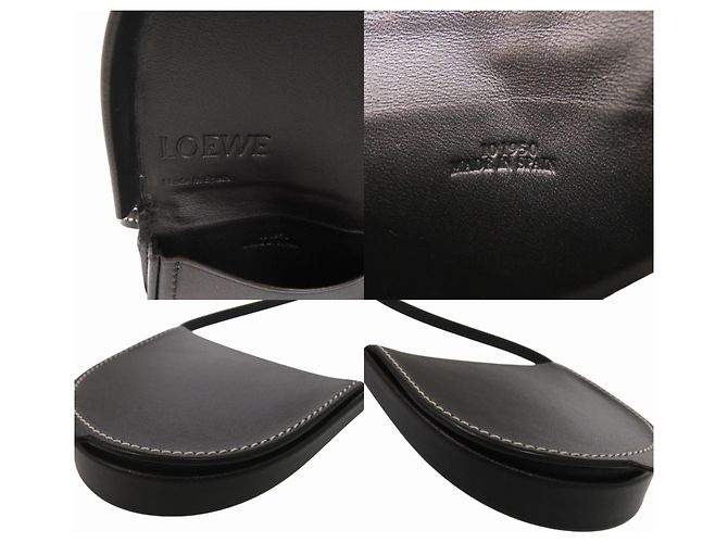 Portafoglio per monete in pelle di vitello nero Loewe - vista 5