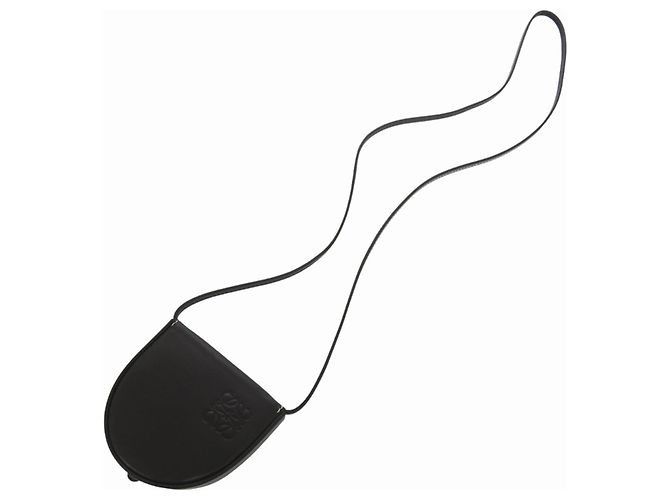 Portafoglio per monete in pelle di vitello nero Loewe - vista 6
