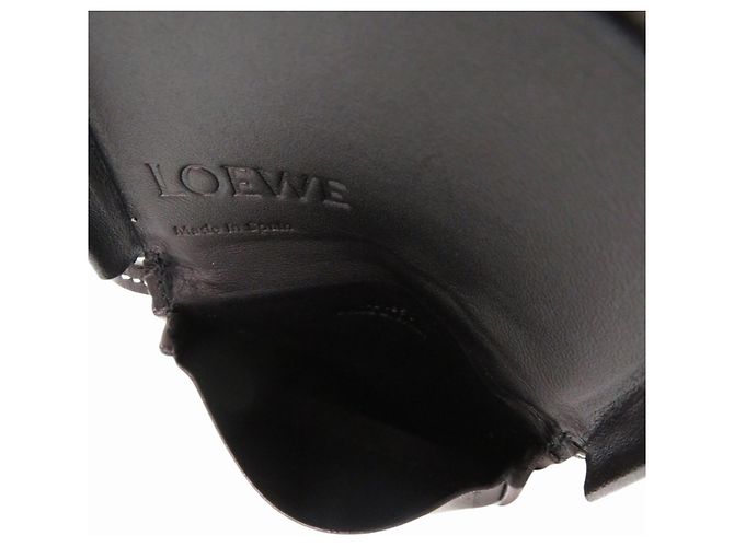 Portafoglio per monete in pelle di vitello nero Loewe - vista 8