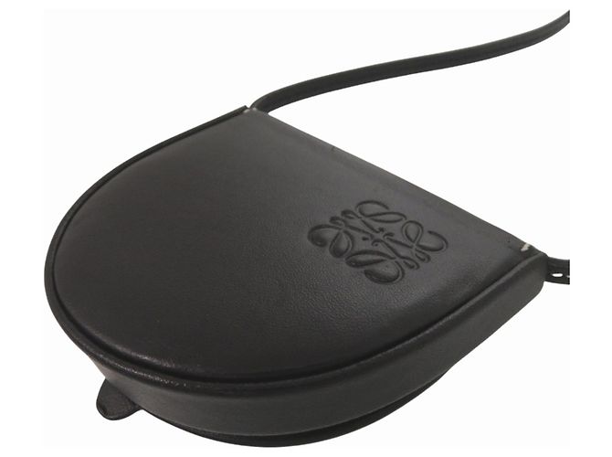 Portafoglio per monete in pelle di vitello nero Loewe - vista 9