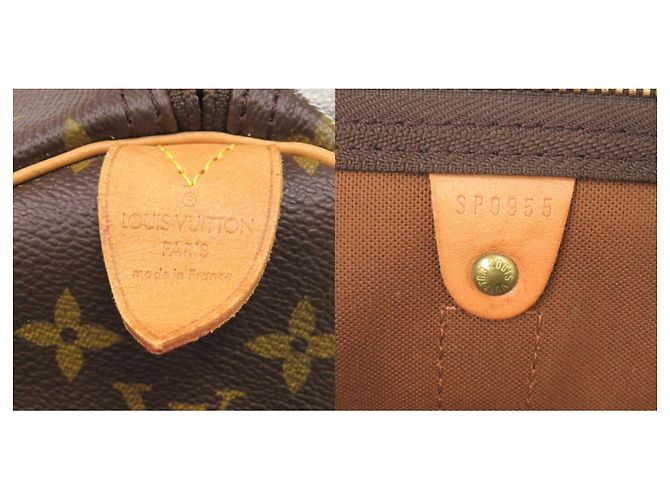 Borsa Boston Louis Vuitton Keepall 50 Monogram Marrone Monogramma - vista 10