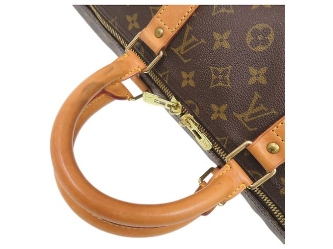Borsa Boston Louis Vuitton Keepall 50 Monogram Marrone Monogramma - vista 6