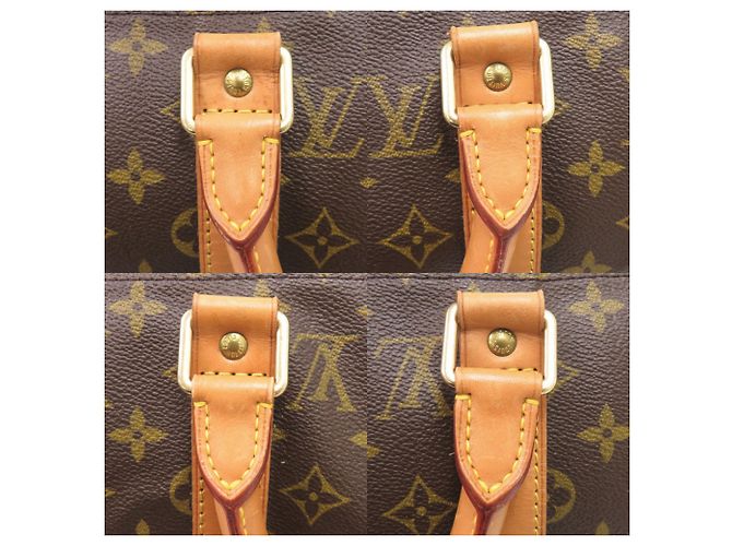Borsa Boston Louis Vuitton Keepall 50 Monogram Marrone Monogramma - vista 7