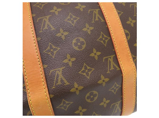 Borsa Boston Louis Vuitton Keepall 50 Monogram Marrone Monogramma - vista 9