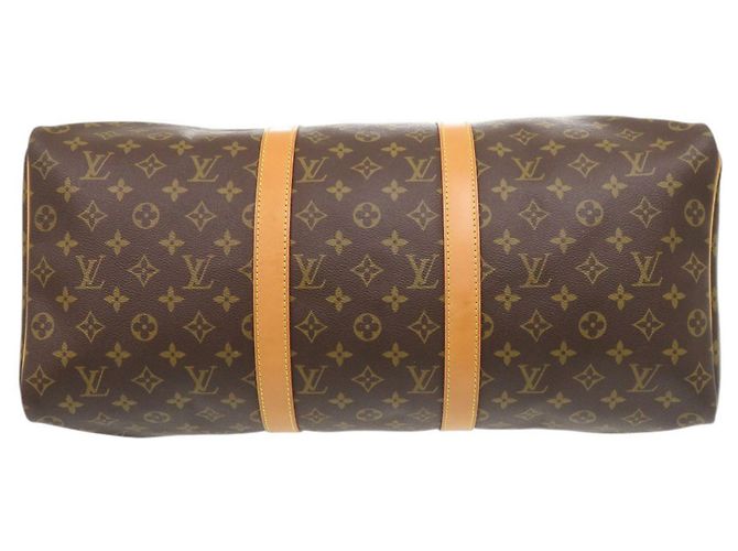 Louis Vuitton Keepall 50 Monogram Boston Bag Brown - view 3