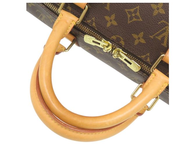 Louis Vuitton Keepall 50 Monogram Boston Bag Brown - view 6