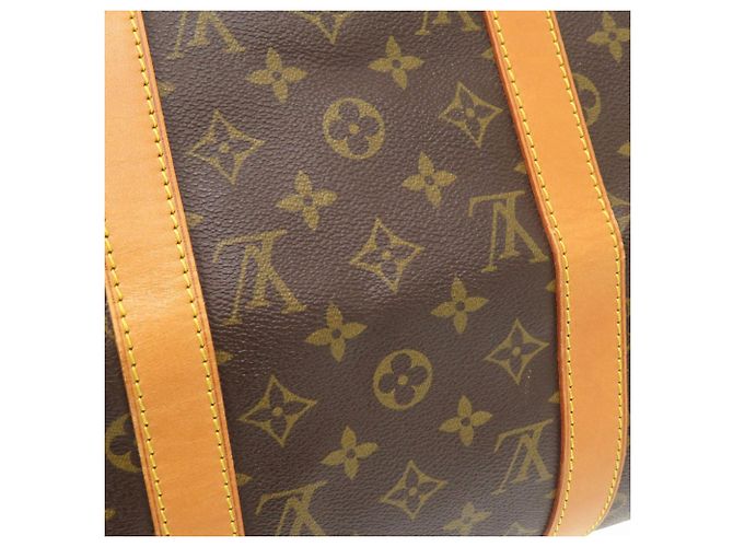 Louis Vuitton Keepall 50 Monogram Boston Bag Brown - view 9