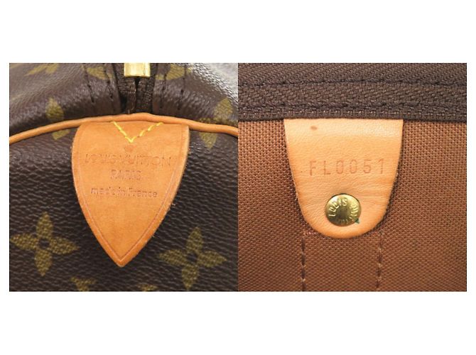 Borsa Boston Louis Vuitton Keepall 50 Monogram Marrone Monogramma - vista 10