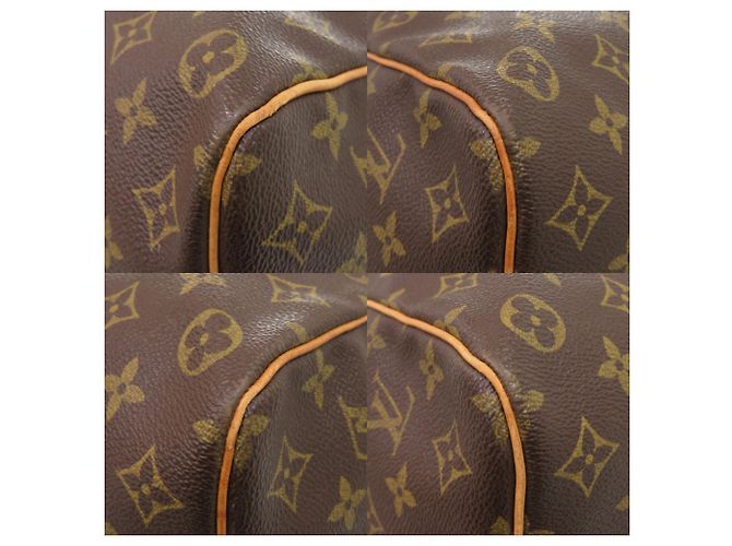 Borsa Boston Louis Vuitton Keepall 50 Monogram Marrone Monogramma - vista 4