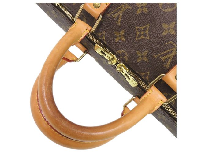 Borsa Boston Louis Vuitton Keepall 50 Monogram Marrone Monogramma - vista 6