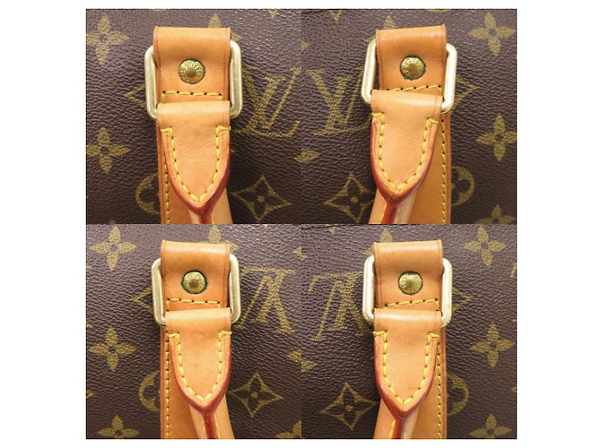 Borsa Boston Louis Vuitton Keepall 50 Monogram Marrone Monogramma - vista 7