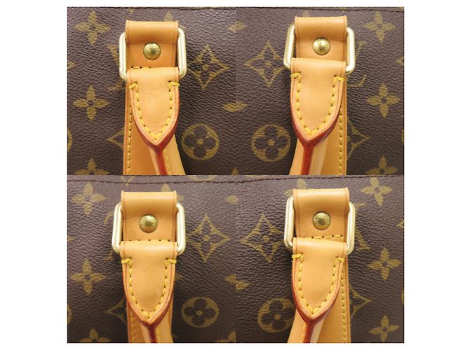 Borsa Boston Louis Vuitton Keepall 55 Monogram Marrone Monogramma - vista 7