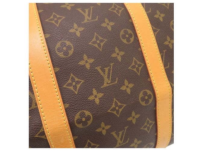 Borsa Boston Louis Vuitton Keepall 55 Monogram Marrone Monogramma - vista 8