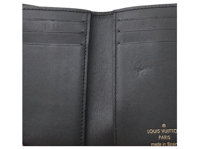 Cartera compacta de tres pliegues Louis Vuitton Monogram Reverse Dauphine Marrón claro Monograma - vista 8